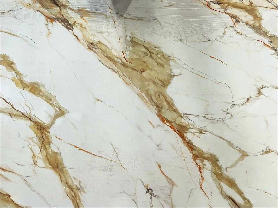 Calacatta Aries Quartz by Indo American — brand reference image